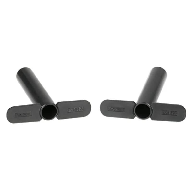 Panduit PZBR3 - The PanZone Cable Bend Radius Post reduces strain on cables when transitioning between horizontal and vertical pathways without taking up any valuable rack space. Black, 2pc + hardware, 3in deep.