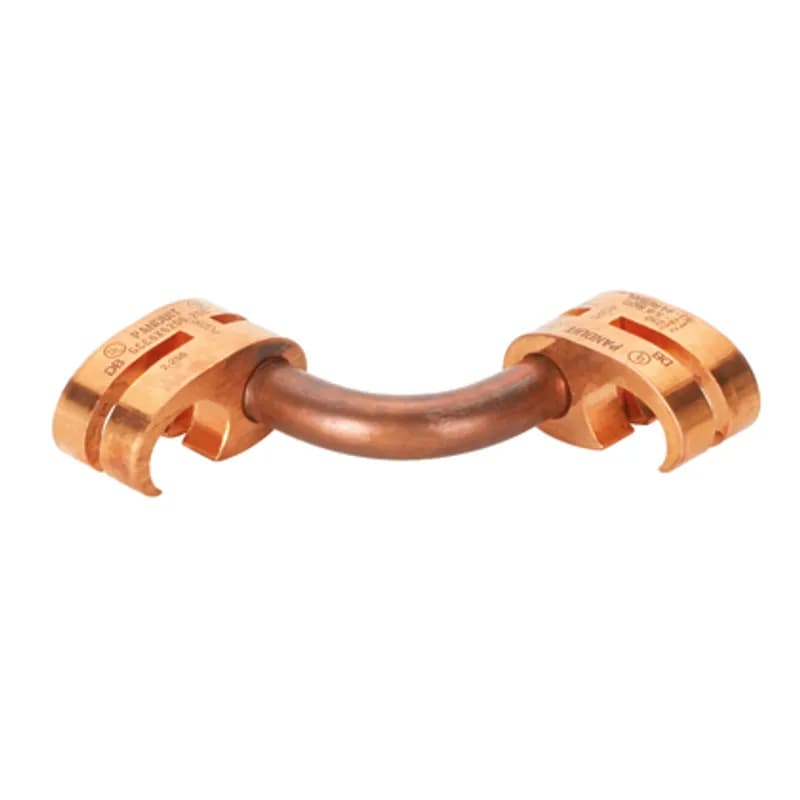 The GCC6X6500-250 Compression Connector Tap provides high-strength and premium electrical properties. It is suitable for use with solid and stranded copper code conductors. Used for tapping conductor to conductor and conductor to ground rod and rebar applications. Use with copper clad, solid copper and stainless steel ground rod types. UL 486A-486B up to for 35kV for power applications temp rated 90C. Designed to enhance crimp process meeting IEEE STD 837 - 2002 and REV 2014. cULus Listed to UL 467 for direct burial in earth and concrete.