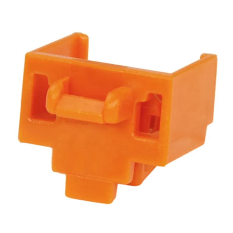 The block-out device works with most standard RJ45 openings to prevent unauthorized access and to protect from dust and debris or foreign objects. Package includes 10 orange devices and one removal tool.
