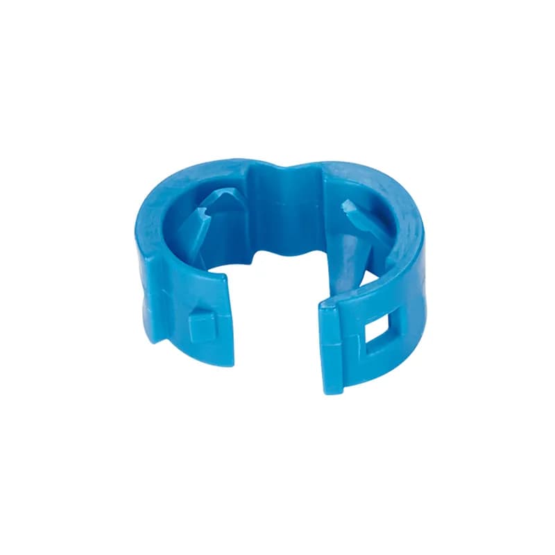 Patch Cord band which snaps onto individual patch cable for additional color-coding, Blue