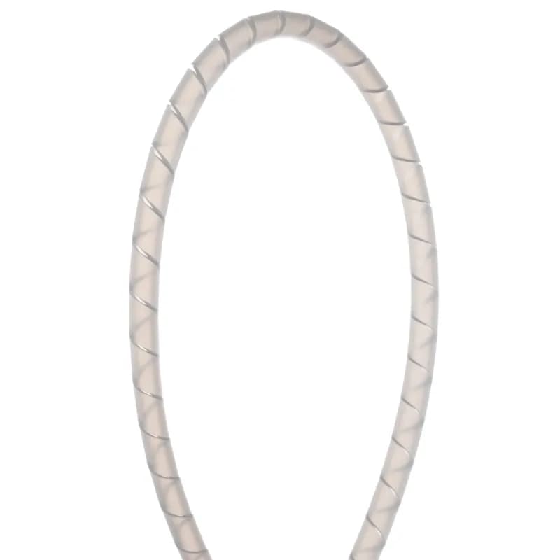 The T38FR-CY Flame Retardant Polyethylene Spiral Wrap provides continuous abrasion protection for wires, cables, and tubing. The spiral wrap harnesses multiple cables into a single manageable bundle while allowing for breakouts. Lightweight, flexible, durable protection for use with irregular shapes. Rated for use up to 122 F (50 C). 0.38" (9.5 mm) diameter x 100' (30.5 m) long. Bundle Diameter Range 0.3125" to 3" (7.9 mm to 76.2 mm). Color Natural.