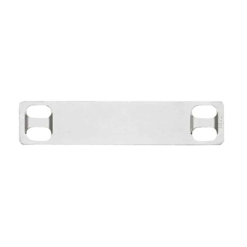 The MMP350H-M Marker Plate provides permanent identification of pipes, valves, cables, and equipment in harsh environments. Designed for use with Panduit Pan-Steel Cable Ties for fast installation at the lowest cost. For on-site marking, use the Metal Indenting Machine (MIM) or Permanent Identification Systems (PES400). 304 Stainless Steel. 3.50"x 0.75"x 0.010" (88.9 mm x 19.1 mm x 0.3 mm). 1000 pieces per box.
