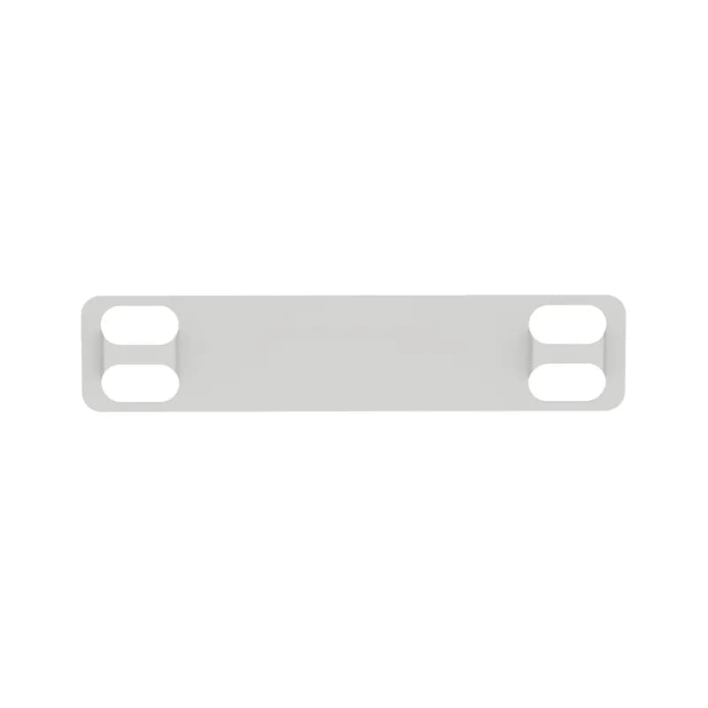The MMP350-M Stainless Steel Marker Plate provides permanent identification of pipes, conduits, valves, cables, and equipment in harsh environments. The designated plates feature an easy feed design with a raised slot to simplify cable tie installation and improve productivity. 3 lines of text maximum. 304 Stainless Steel. 3.5" x 0.75" (88.9 mm x 19.1 mm). Color Silver. 1000 per package.