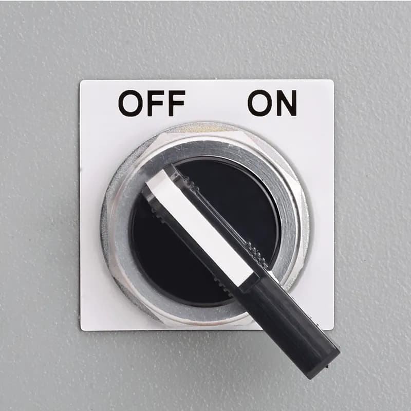 Thermal transfer raised panel push button label, 1.20" W x 1.50" H, raised panel, white, 3 labels/row, 500 pc. package quantity.