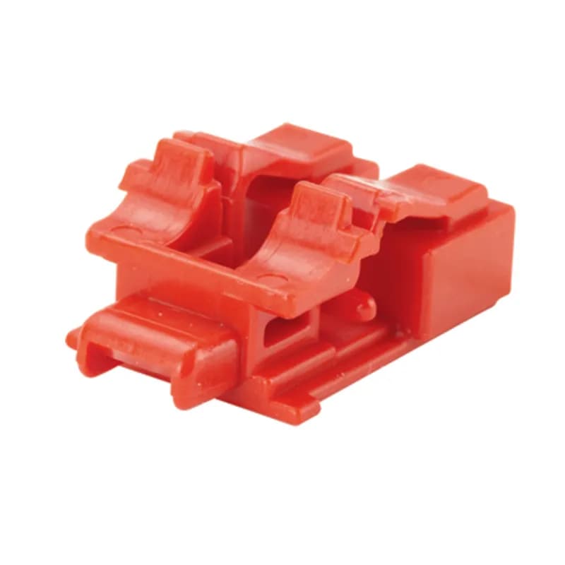 Panduit PSL-LCAB - The block-out device works with LC duplex adapters to prevent unauthorized access and to protect from damage. Package includes 10 red devices and one removal tool.