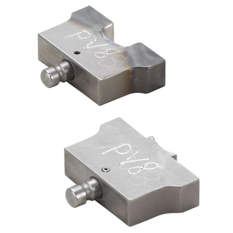 Used with CT-2600 to install Panduit P6 and P6-RHT6 series large wire, high temperature, non-insulated ring terminals.