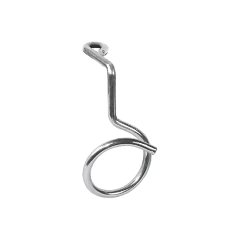 Bridle ring, 1.50 dia., user supplied nail or fastener.