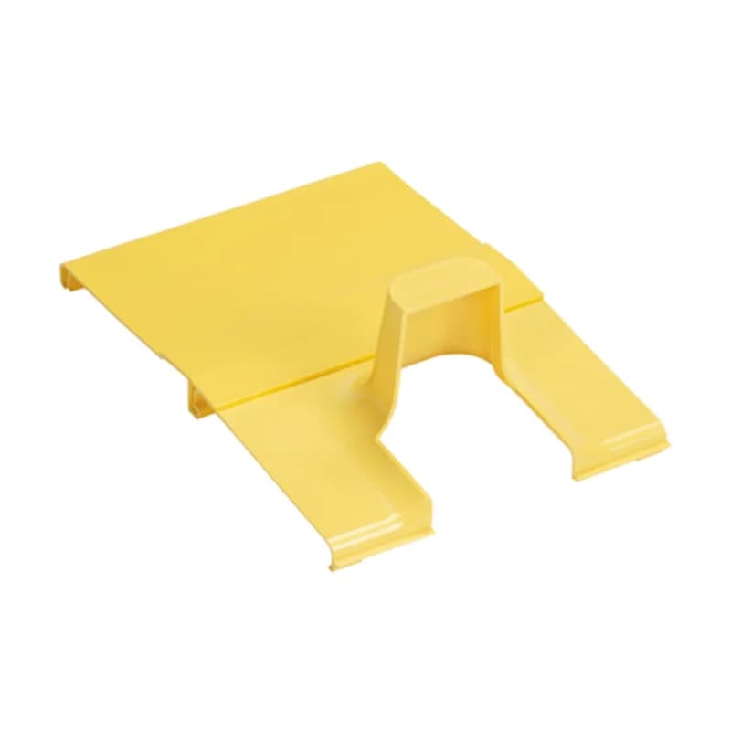 Used to fully enclose 12x4 channel in conjunction with the spill-over junction FRSPJ2X2YL. Cover snaps onto the channel base. Hinged feature allows easy access to add or remove cables.