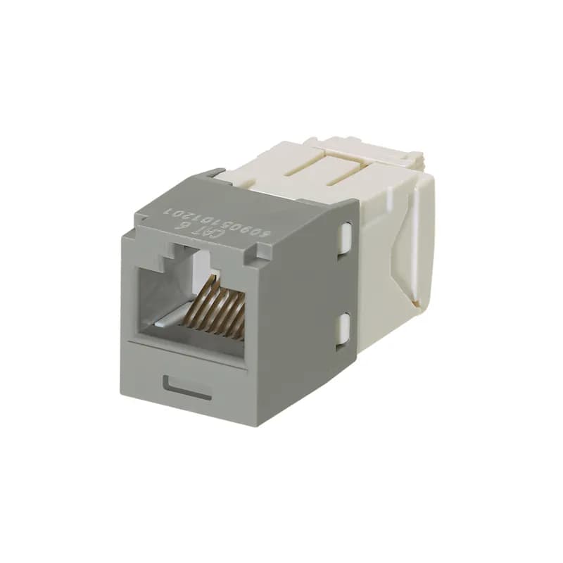 The Mini-Com Cat 6 UTP RJ45 TG Jack Module is designed to terminate 4-pair, 22-26 AWG twisted pair cable. Each module is 100% factory tested to exceed industry standard performance requirements. TG style termination eliminates the need for a termination tool. Each jack is individually serialized for traceability and is compatible with Mini-Com Modular Patch Panels and Faceplates.