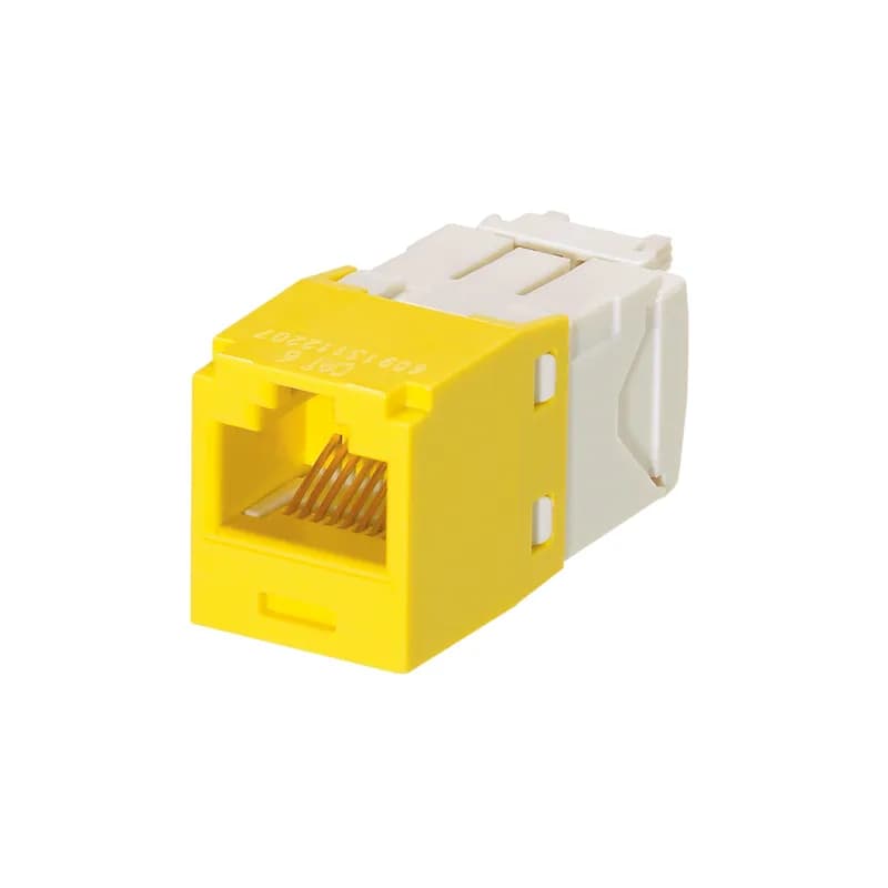 The Mini-Com Cat 6 UTP RJ45 TG Jack Module is designed to terminate 4-pair, 22-26 AWG twisted pair cable. Each module is 100% factory tested to exceed industry standard performance requirements. TG style termination eliminates the need for a termination tool. Each jack is individually serialized for traceability and is compatible with Mini-Com Modular Patch Panels and Faceplates.