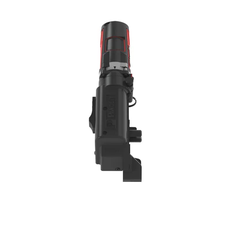 Panduit PBTMT - The PBTMT Battery Powered Installation Tool provides an ergonomic and compact, lightweight body, reducing operator fatigue. The automatic flush cut off enhances productivity with the easy one-hand installation. The cable tie side entry allows for quick side entry of the cable tie into the tool for increased speed installation. The 360-degree rotating head allows access to confined spaces, and the controlled tension mechanism provides consistent installations.