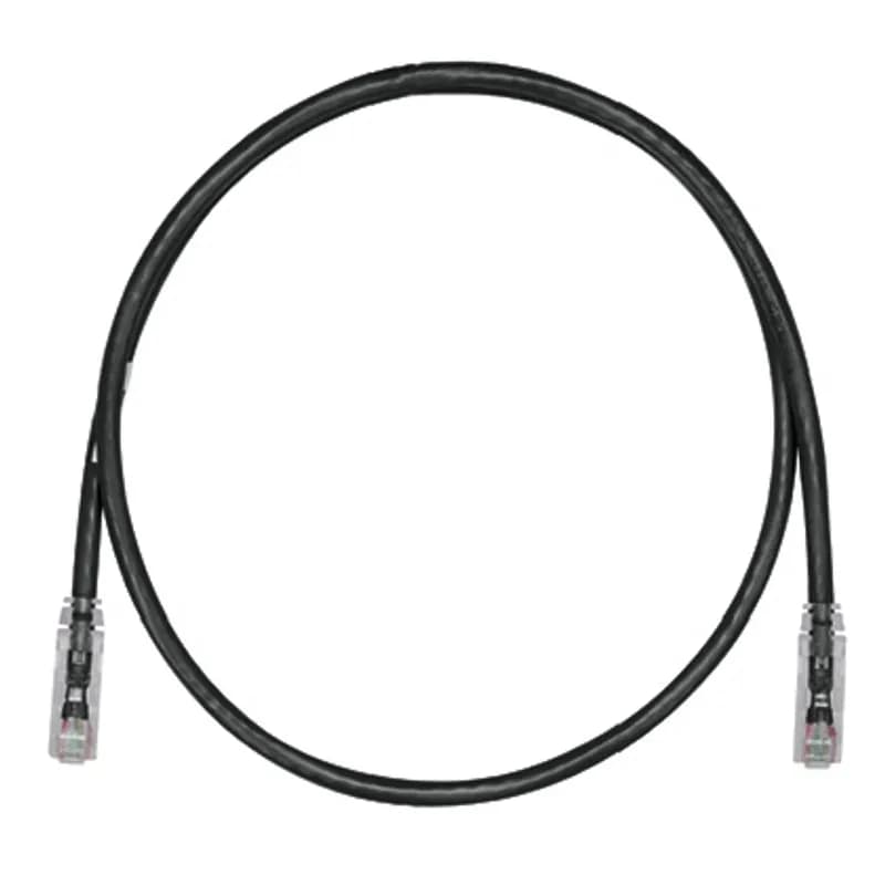 Panduit UTPSP7MBLY - The TX6 PLUS Cat 6 UTP Patch Cord is a 7-Meter, Black cord constructed of 24 AWG, unshielded, twisted pair, stranded, CM cable with high-performance modular plugs. Its tangle-free latch prevents snags and ensures a fast release, streamlining moves, adds, and changes. The slender strain relief boot provides easy access in high-density applications. Enabled with RapidID, the product has pre-installed barcodes for simple port mapping using RapidID software.
