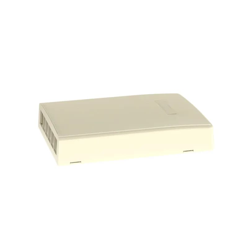 Panduit NK6BXEI-AY - The NetKey Surface Mount Box accepts six keystone modules. The box offers a variety of mounting options using adhesive tape, screws, or optional magnet. The box can be identified with an adhesive label and is electric ivory.