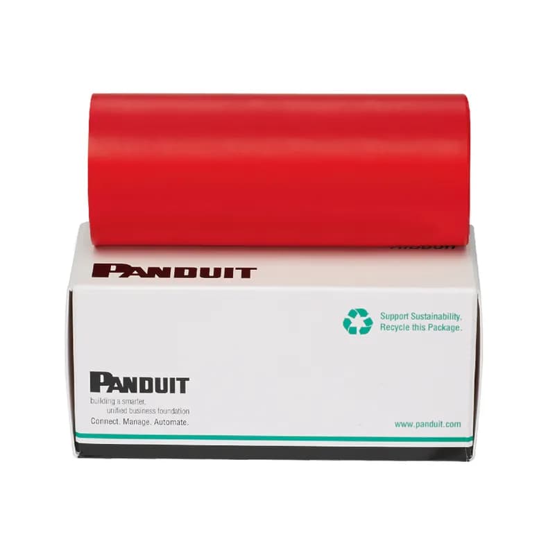 Printer ribbon for use with TDP43ME polyester labels, continuous vinyl tapes, marker plates and raised panel labels comes in red resin. It is 300' (91.4 m) long and 4.25" (108 mm) wide. It comes in packages of 1.