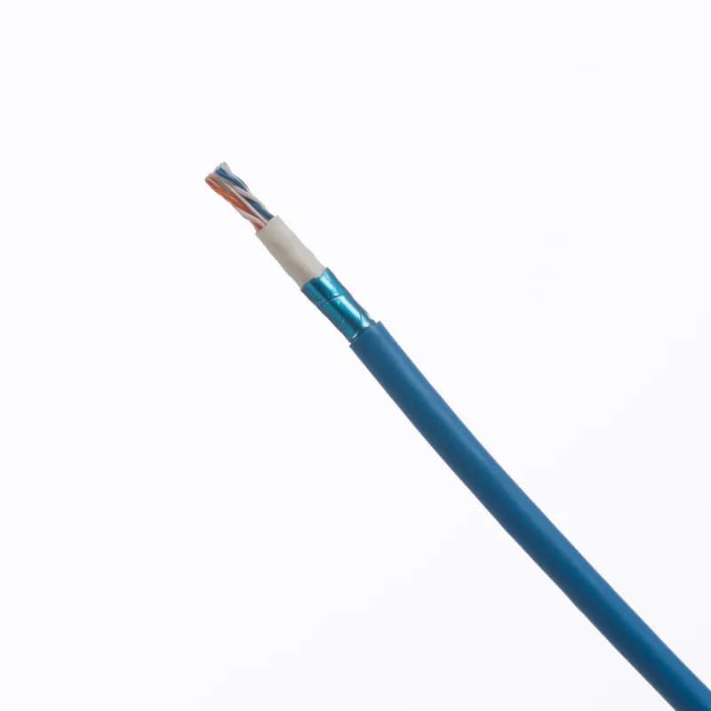 The TX6A-SD Cat 6A U/UTP Copper Cable with MaTriX technology constructed of 26 AWG copper conductors with PVC (CM) insulation. The copper conductors are twisted in pairs, separated by an integrated pair divider, surrounded by a patented MaTriX tape and protected by a flame-retardant jacket. The blue, riser (CMR) cable is supplied 305 meters (1,000 feet) to a reel.