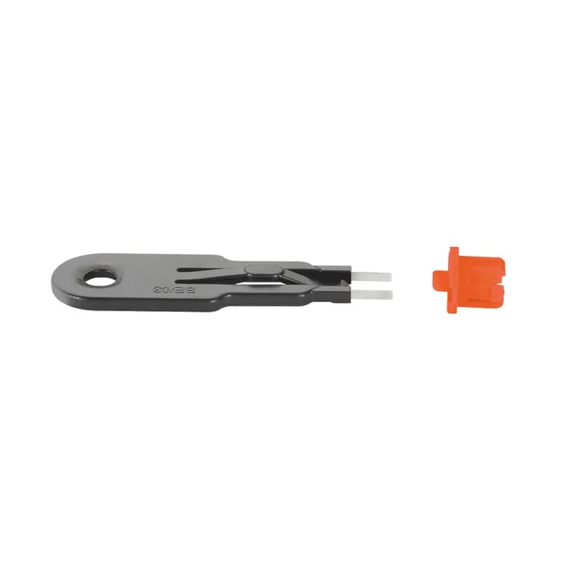 Panduit PSL-USBB - The USB Type B block-out device works with USB 2.0 Type B ports to prevent unauthorized access or protect from damage. Package includes 10 red devices and one removal tool.