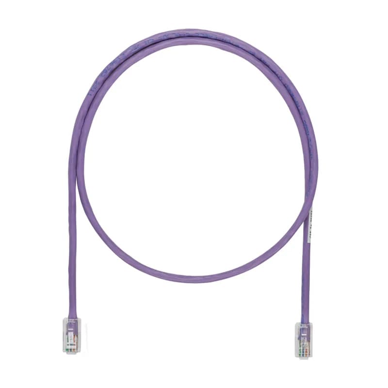 Netkey copper patch cord, category 5e, 2 meters, violet UTP cable.