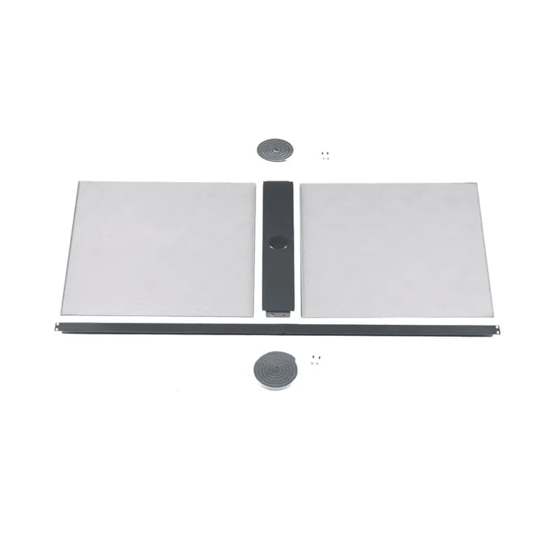 Net-Contain Cold Aisle Containment Integral Roof for 700mm wide Net-Access Cabinet with 6' (1800mm) aisle width. Color: Black