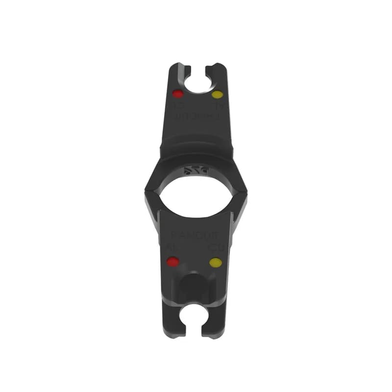 The CD-2001-400-SET Crimp Dies provide circumferential crimp results in terminations with premium electrical and mechanical performance. Color-coded to provide easy matching on connectors while an embossed die index number on the connector barrels provide post crimp inspection. The part number is permanently marked on the crimping die for easy identification and used with the CT-3001/ST and CT-3001/CCP series tools.
