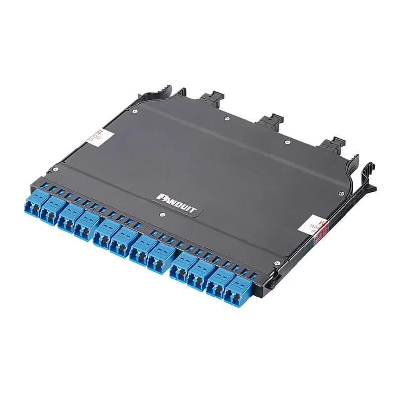OM3 HD FLEX 4-TO-1 CONVERSION CASSETTE, (3)8F MPO TO (12)DUPLEX LC, METHOD B, OPTIMIZED IL