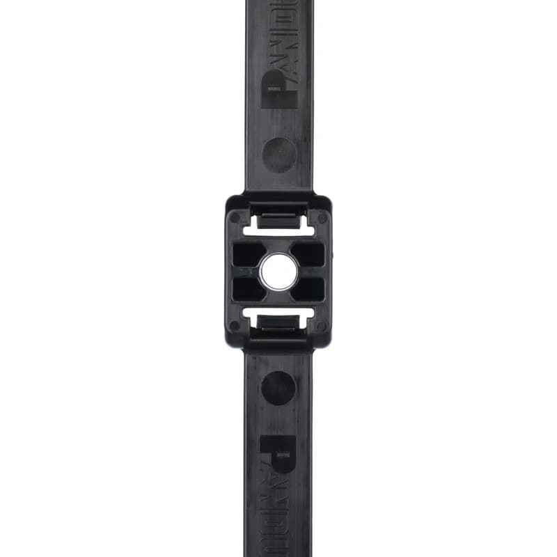 Panduit PLDC2.5EH-C350 - Panduit PLDC2.5EH-C350 Double Clamp cable ties provide a cost-effective way to secure and separate parallel hoses, tubing wires, and wiring bundles, in an easy to install one-piece design. Ideal for heavy duty applications such as truck and heavy equipment. Extra-Heavy cross section, 19.2 (489 mm) length, made of Impact Modified Heat Stabilized Weather Resistant Nylon 6.6 with high resistance to ultraviolet light and high temperatures, are black in color, and come in packages of 100.