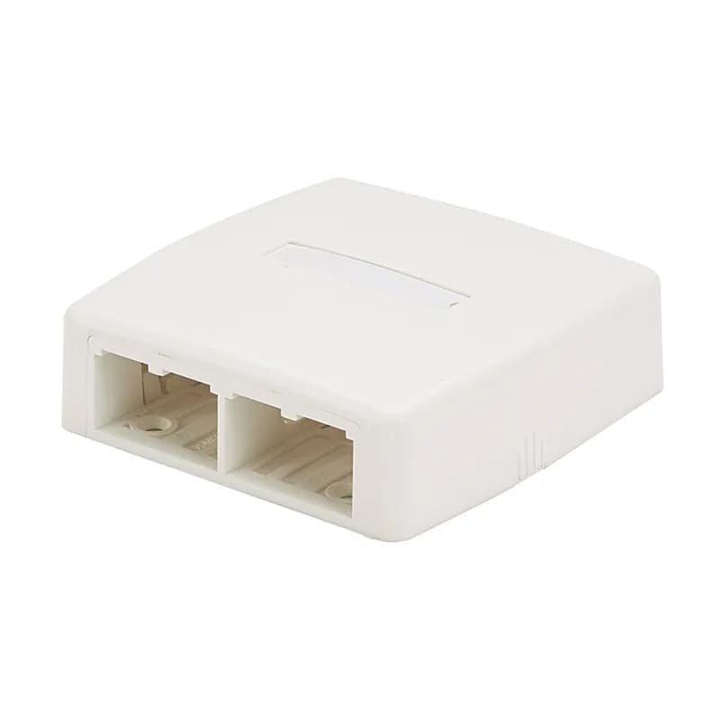 Panduit CBXQ4AW-A - The Mini-Com Surface Mount Box is plenum rated and accepts four Mini-Com Modules. Cover has a quick release mechanism that allows easy access to the modules; cover can be secured with a screw. The box offers a variety of mounting options using adhesive tape, screws, or optional magnet. The box includes a label pocket for easy identification and is arctic white.