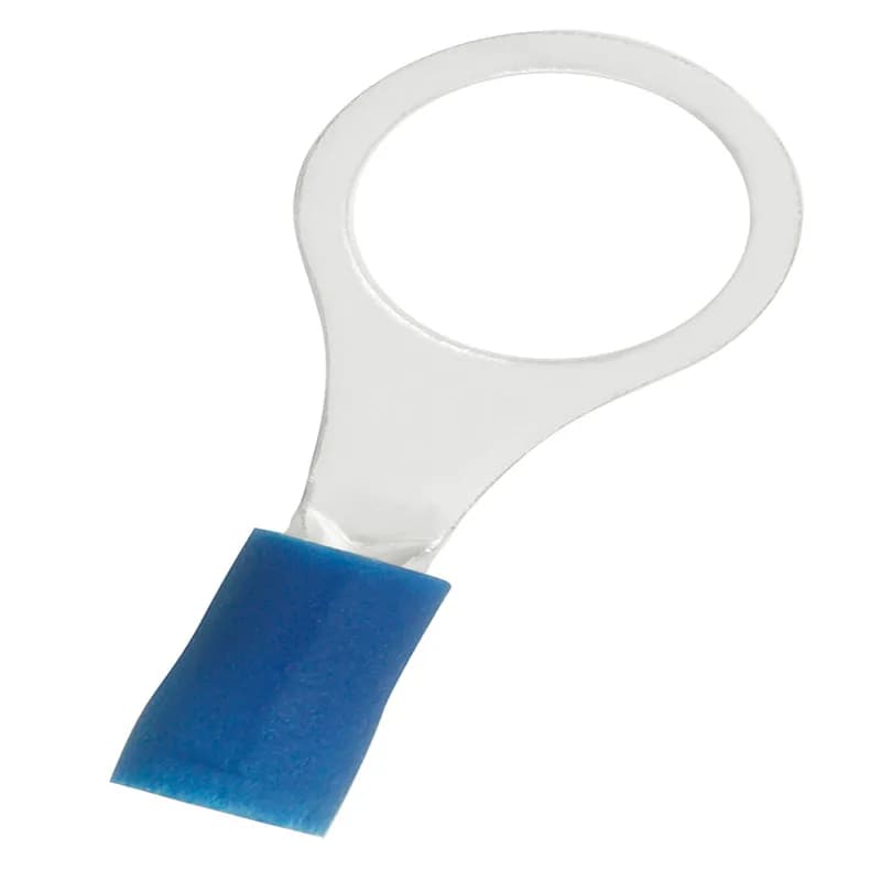 StrongHold Ring Terminal, vinyl insul, 16 - 14 AWG, 3/8 Stud Size