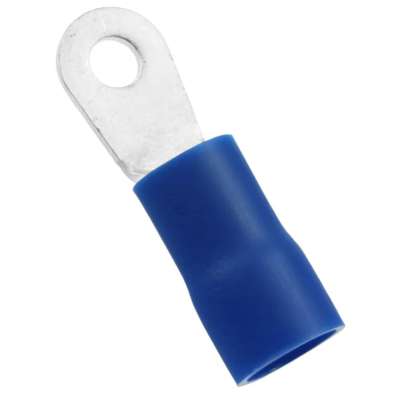 StrongHold Ring Terminal, vinyl insul, 6 AWG, #10 Stud Size
