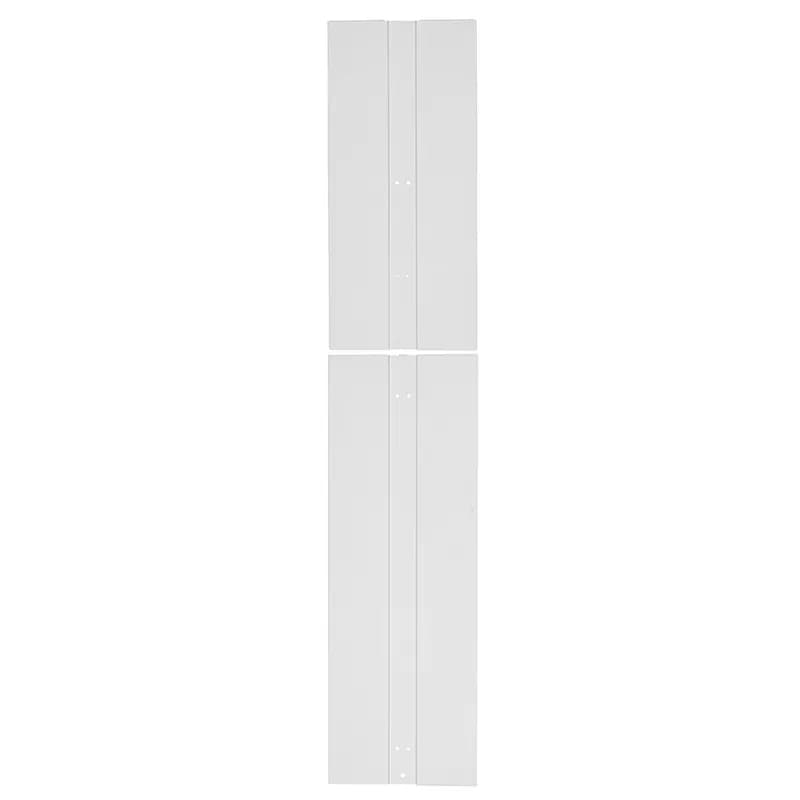The PatchRunner 2 End Panel closes off the end of row to protect cabling, and it provides a clean aesthetic to the solution. The end panel is metal with hanging features to speed up installation and reduce safety risks. The two part design reduces the size of the carton for easier transport throughout the site and less risk of transit damage. The end panel is 45 RU and is white.