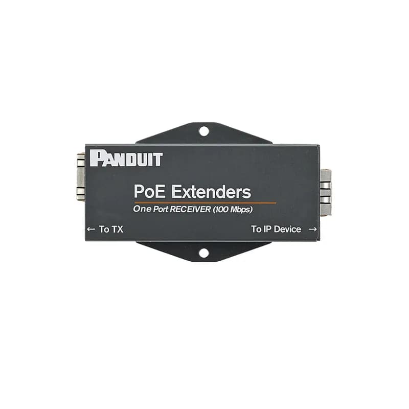 The PoE Extender, 1 Port Receiver Box is part of Panduit's family of PoE Extender solutions.