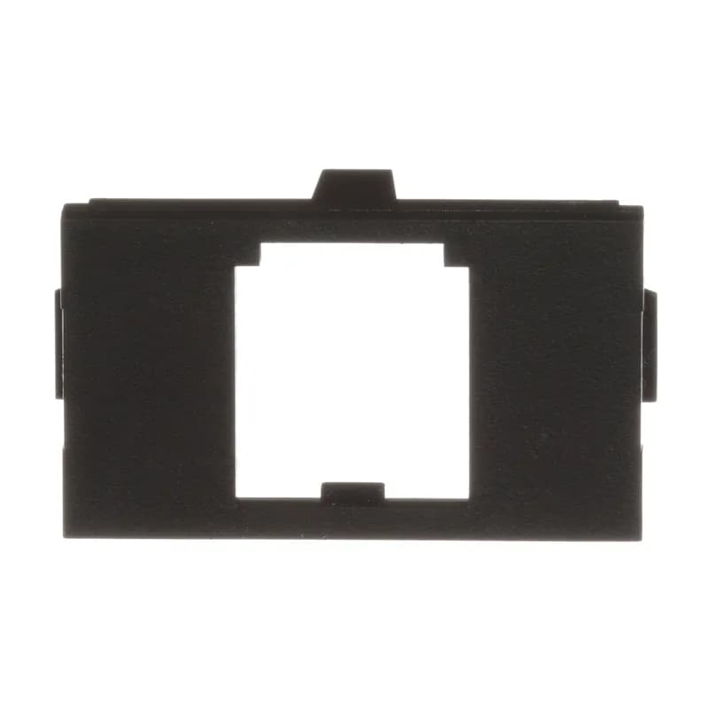 Panduit CHF1MIW-X - The Mini-Com 1/3 size flat module insert, accepts one Mini-Com module, mounts to faceplate frames and is off white.