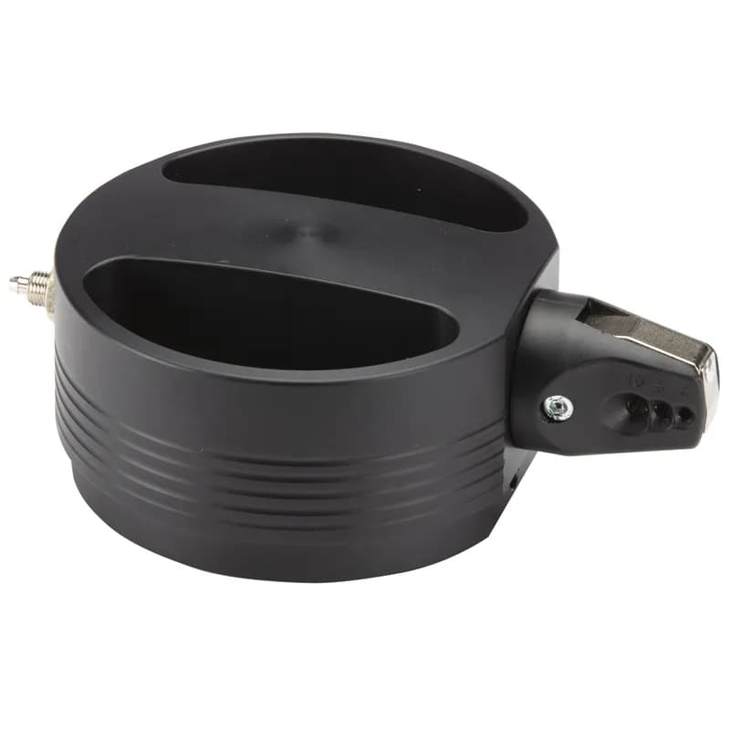Panduit CTFP-100 - The CTFP-100 is a pneumatic, benchtop ferrule crimp press for #12 #8 AWG (4 10 mm2) loose piece ferrules. Its small footprint, foot pedal actuator, and coiled air line allow for set up versatility and convenience. The fast crimp stroke and integrated open ferrule container also make it an efficient crimping solution.