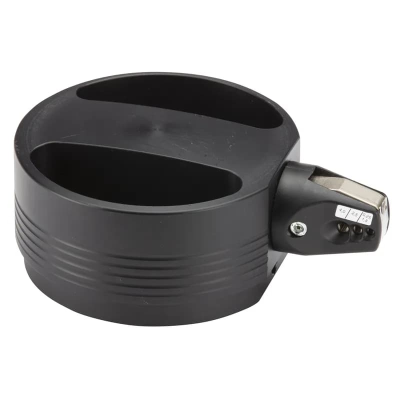 Panduit CTFP-40 - The CTFP-40 is a pneumatic, benchtop ferrule crimp press for #24 #12 AWG (0.25 4 mm2) loose piece ferrules. Its small footprint, foot pedal actuator, and coiled air line allow for set up versatility and convenience. The fast crimp stroke and integrated open ferrule container also make it an efficient crimping solution.