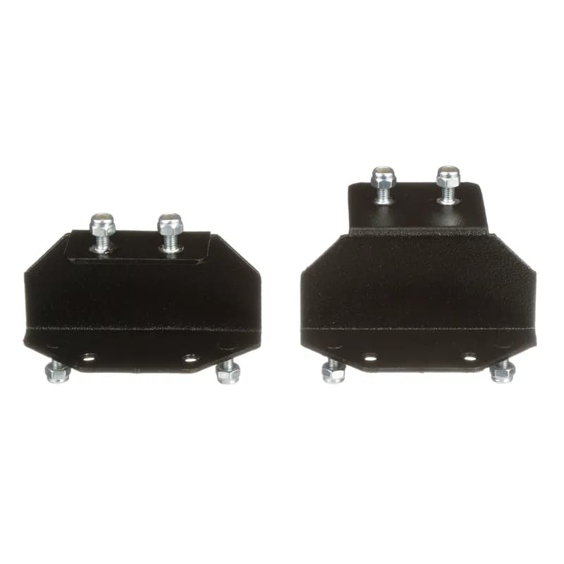 This Panduit G5 two-piece magnetic sensor mounting bracket is for the rear door and is black.