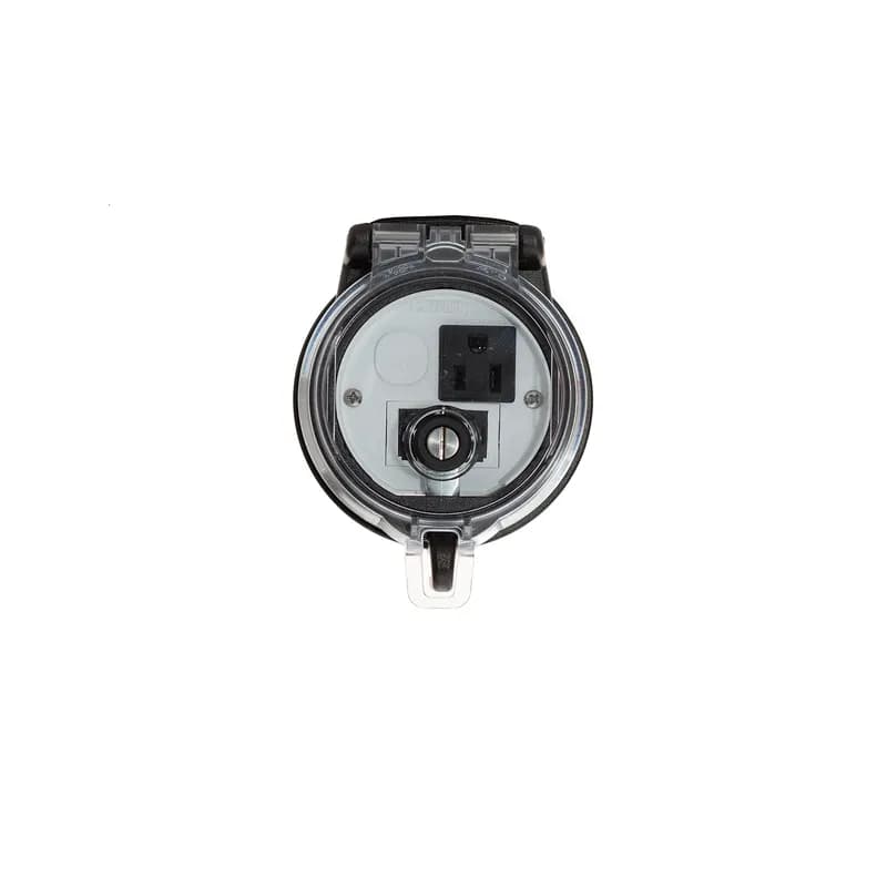 Panduit DAP3BC-S0-5U - Data Access Port, 3in. Base, Simplex Outlet, CAT 5e Coupler, USB Coupler