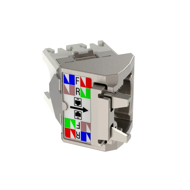 Panduit CJSLRCAPIW-X - Shielded TG wire cap, Cat. 6, 10 pk., off white