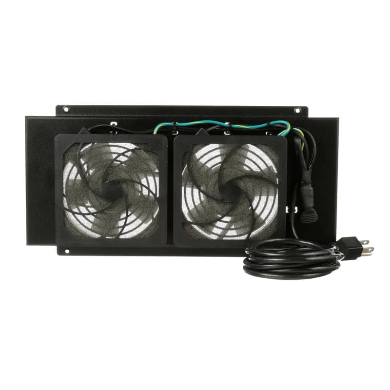 Panduit PZWMCFKHF-E - The PanZone Wall Mount Cabinet European High Flow Fan Kit allows for proper cooling of network equipment within the cabinet and mounts directly to the side of the cabinet. This fan kit is 120 CFM.