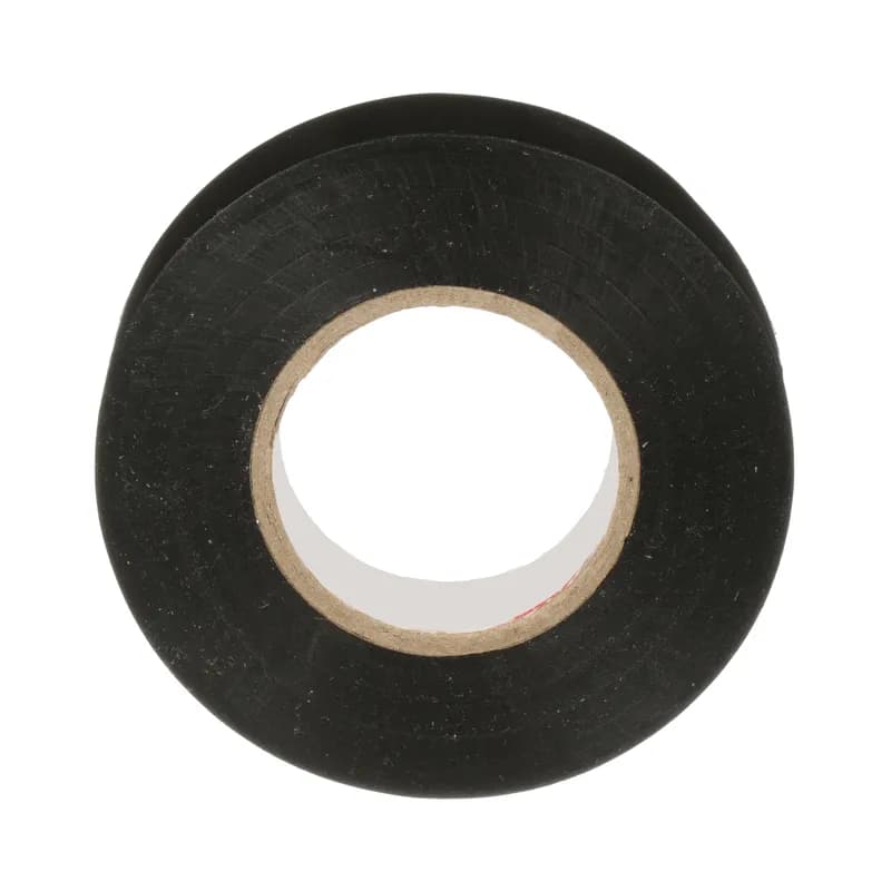 StrongHold ST14-075-60BK General Purpose PVC Electrical Tape has non-corrosive and pressure-sensitive adhesive, which eliminates the need for heat, moisture or other catalysts during application. Its high elongation provides excellent conformability properties and it is .75" x 60' x .007 in size. It is black in color and comes individually cellophane wrapped. Suitable as primary insulation when used for splicing up 600 Volts or 80?C (176?F).