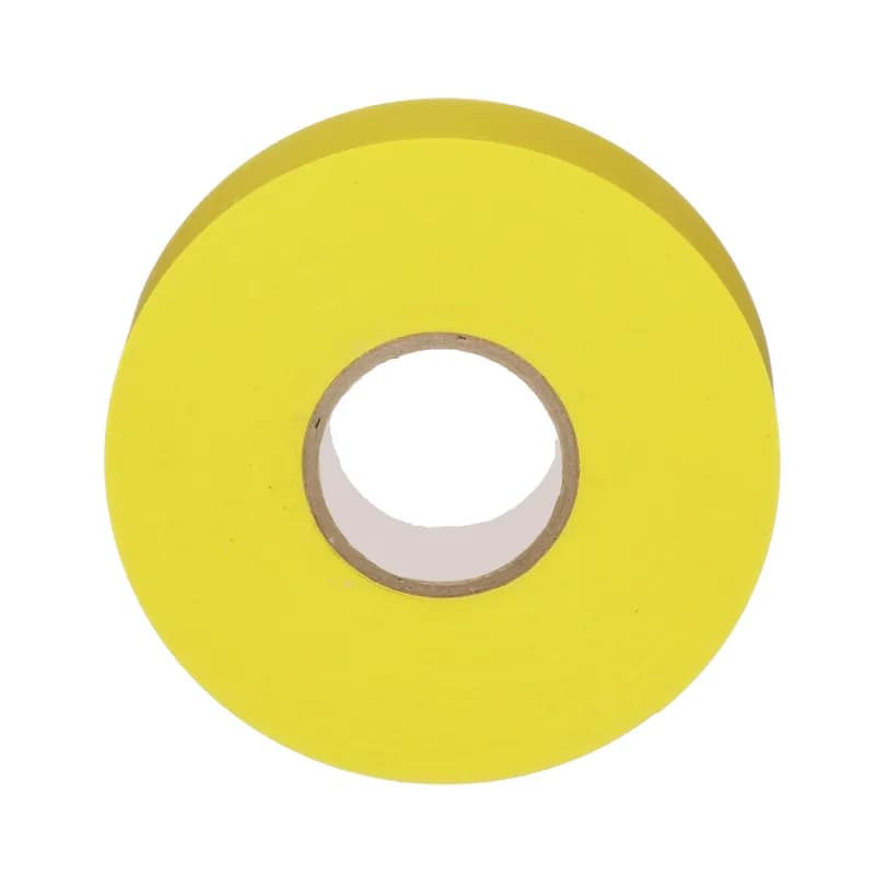 Panduit ST35-075-66YL - StrongHold ST35-075-66YL Professional Grade PVC Electrical Tape is a pressure sensitive vinyl electrical tape that applies easily and provides a high level of performance over a range of temperatures. It has excellent elasticity and insulating properties and it is .75" x 66' x .007" in size. It is yellow in color andcomes in an individual plastic puck. Suitable as primary insulation when used for splicing up 600 Volts or 80?C (176?F) and can be used as protective jacketing.