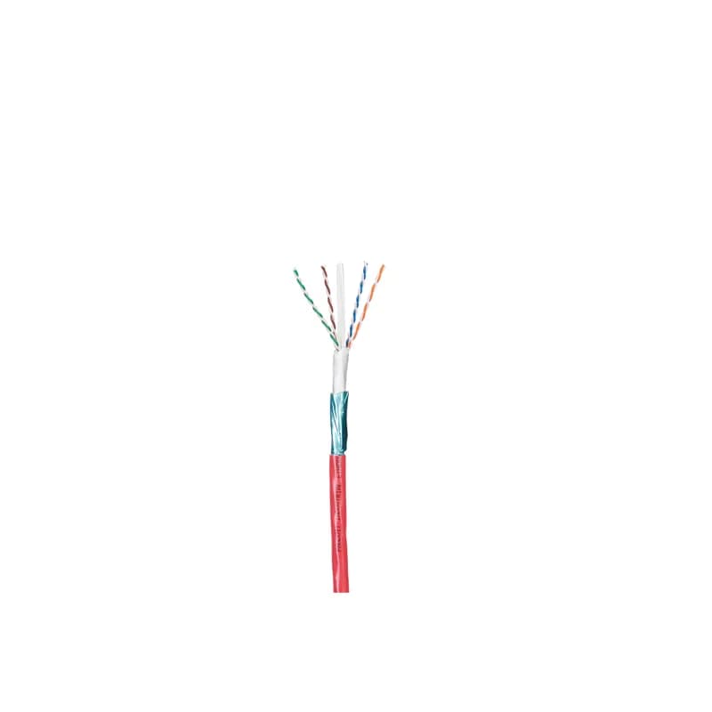 IndustrialNet Copper Cable, Industrial Ethernet, Category 6A, 4-pair, 23/1 AWG, U/UTP, CMX/CMR, 600V AWM, Oil and sunlight resistant, PVC jacket, Black, 1000ft/305m reel
