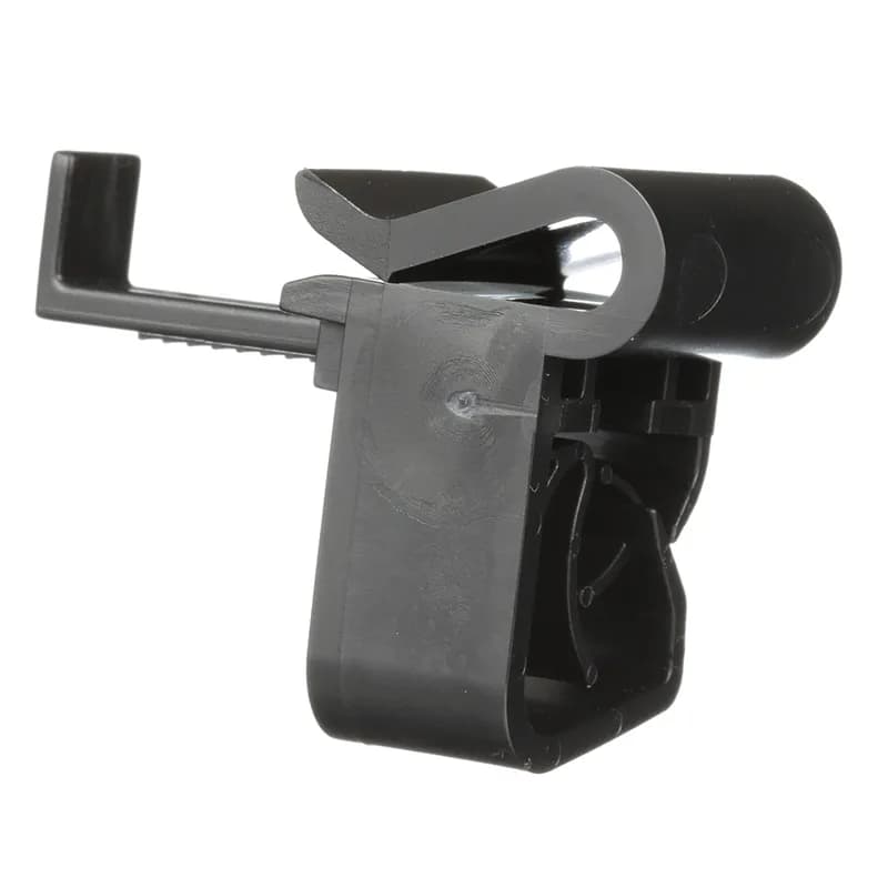 Panduit UCCAD-C130 - Panduit UCCAD-C130 Universal Cable Clip, Angled Cable Down is an adjustable edge clip designed for various rack sizes. They have a teeth lock feature to prevent movement and can handle multiple gauges. Great for managing PV cables on a solar panel and can accommodate up to 2 PV cables. Maximum cable diameter of 6.5-7.5 mm, frame thickness of 1.0-3.0 mm and frame width of 20-35 mm. Includes UCCCDL-X130. Made of Weather Resistant Acetal, are black in color and come in packages of 10.
