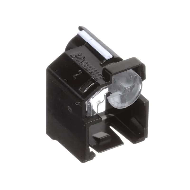 The Lock-In device secures patch cord connections to prevent unauthorized access or accidental removal. Recessed device is used when jacks mount slightly deeper from the surface. Extended hood protects locking mechanism. Includes 10 black devices and one removal tool.