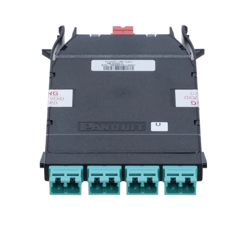 HD FLEX STD. WIDTH CASSETTE; (1) 24F MPO TO (8) CS (16 LIVE FIBERS); OM4 FIBER; OPT LOSS; UNIVERSAL POLARITY