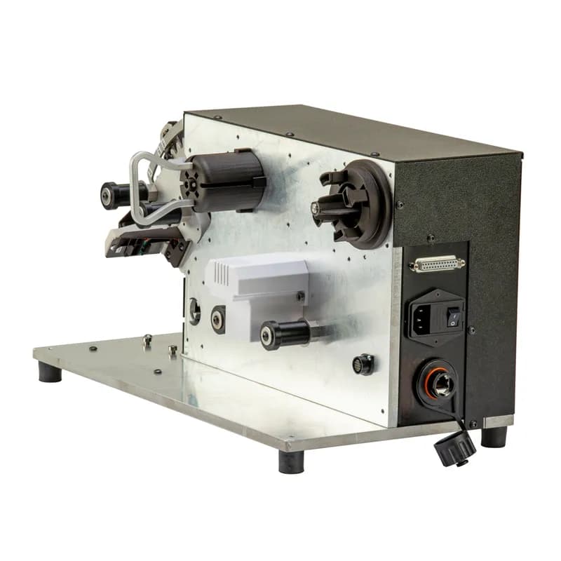 Panduit PLA-100 - The WrapID PLA-100 Label Applicator automatically applies labels to wires and cables. Includes measuring scale. Order applicator head separately. For North America use.