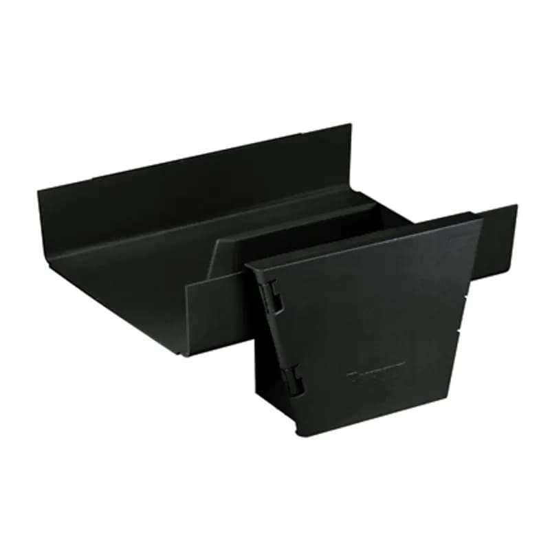 Panduit FRVT12X4LBL - The FiberRunner 12x4 Vertical Tee creates a 90 vertical drop from a horizontal run.