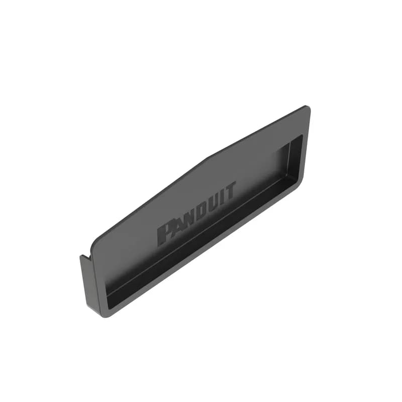 Panduit FREC12X4LBL - The FiberRunner 12x4 End Cap Fitting is used for closing off open ends of the channel or fittings. The end caps assist in creating a structure that protects fiber optic and high-performance copper data cabling from physical damage.