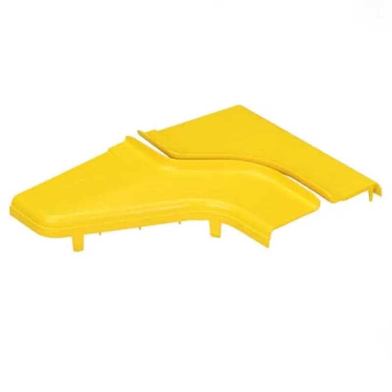 The optional split cover for the reducer fitting FRRF126LYL. The snap-on feature allows the cover to be installed and removed with no tools required. It creates a radiused 3/4" (19mm) opening for easy access to add or remove cables