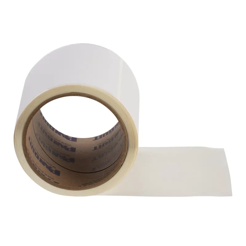 Ink Jet Vinyl Component Label, 4 inches W x 6 inches L, standard adhesive.