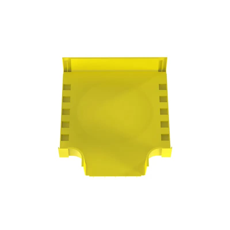 The FiberRunner 24x4 Horizontal Tee creates a 90 horizontal branch with a 12x4 exit from straight horizontal run.