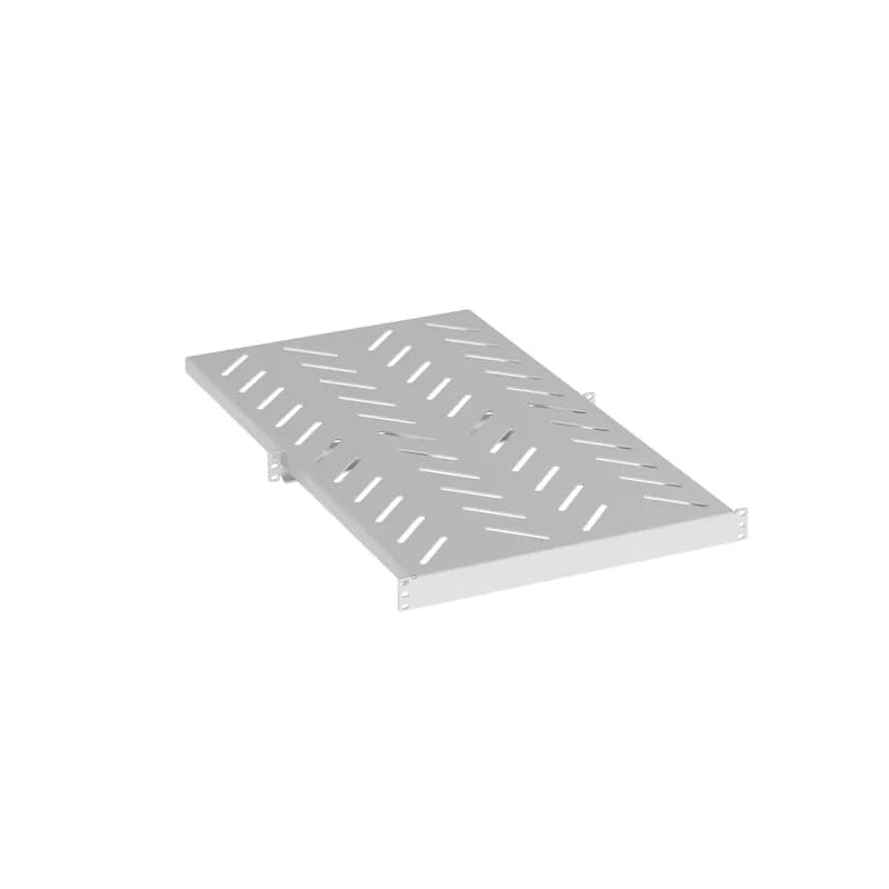 Panduit RSHLFWH - The Rack Shelf is an accessory that is designed to support large networking equipment. It complements the 4-Post Rack System in Data Center and Enterprise Applications. The Adjustable Support Bracket allows for the Shelf to Mount to the Equipment Rails at Various Depths. The shelf is made of steel, is white in color and 30 inches deep.